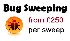 Bug Sweeping Cost in Chesham